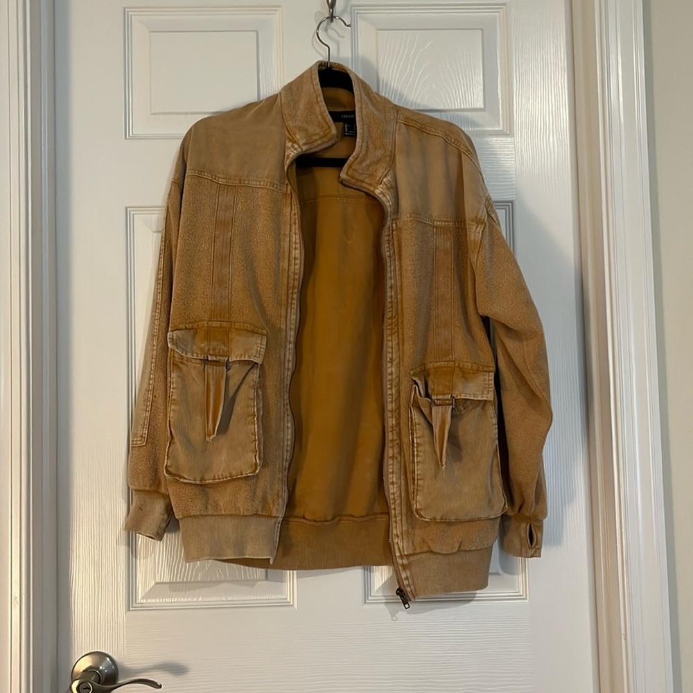 Forever21 Terry bomber jacket